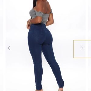 COPY - Fashion Nova skinny jeans dark wash
